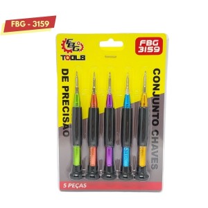 FBG-3159 JOGO DE CHAVE DE PRESCISÃO C/5 PEÇAS