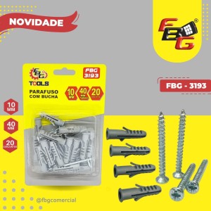 FBG-3193 JOGO DE PARAFUSO C/BUCHA 10MM
