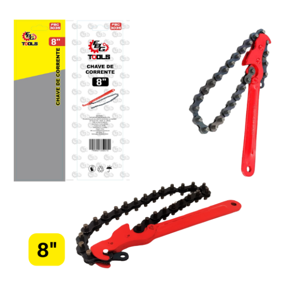 FBG-3035 CHAVE DE CORRENTE 8"