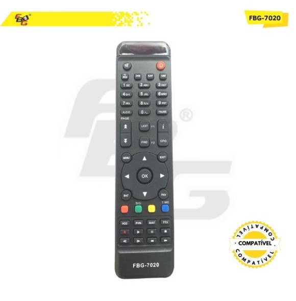 7020 CONTROLE RECEP COMPATÍVEL  C/ MEGA BOX