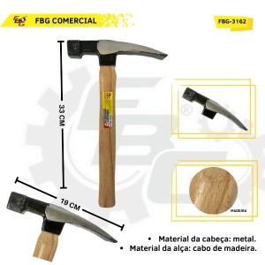 FBG-3162 MARTELO CABEÇA DE PREGO