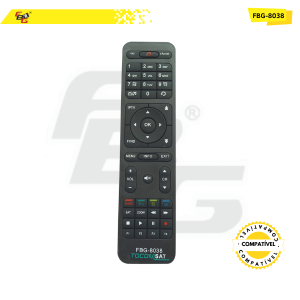8038 CONTROLE RECEP COMPATÍVEL C/  TOCOMSAT
