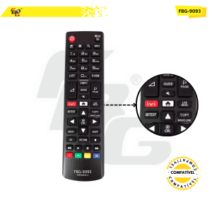 9093 CONTROLE SMART  COMPATÍVEL C/ LG C/IVI