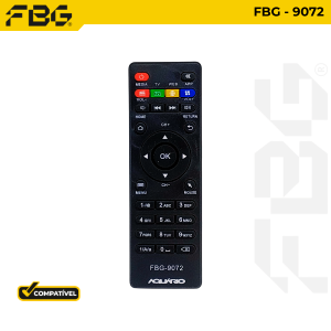 9072 CONTROLE RECEP  COMPATÍVEL C/ AQUARIO 4K